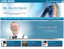 Tablet Screenshot of drralphdavis.com